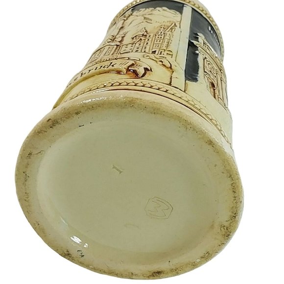 Beer Mug Stein Innsbruck with Goldenes Dachl Triumphpfore Buildings 7" Tall - Picture 11 of 12